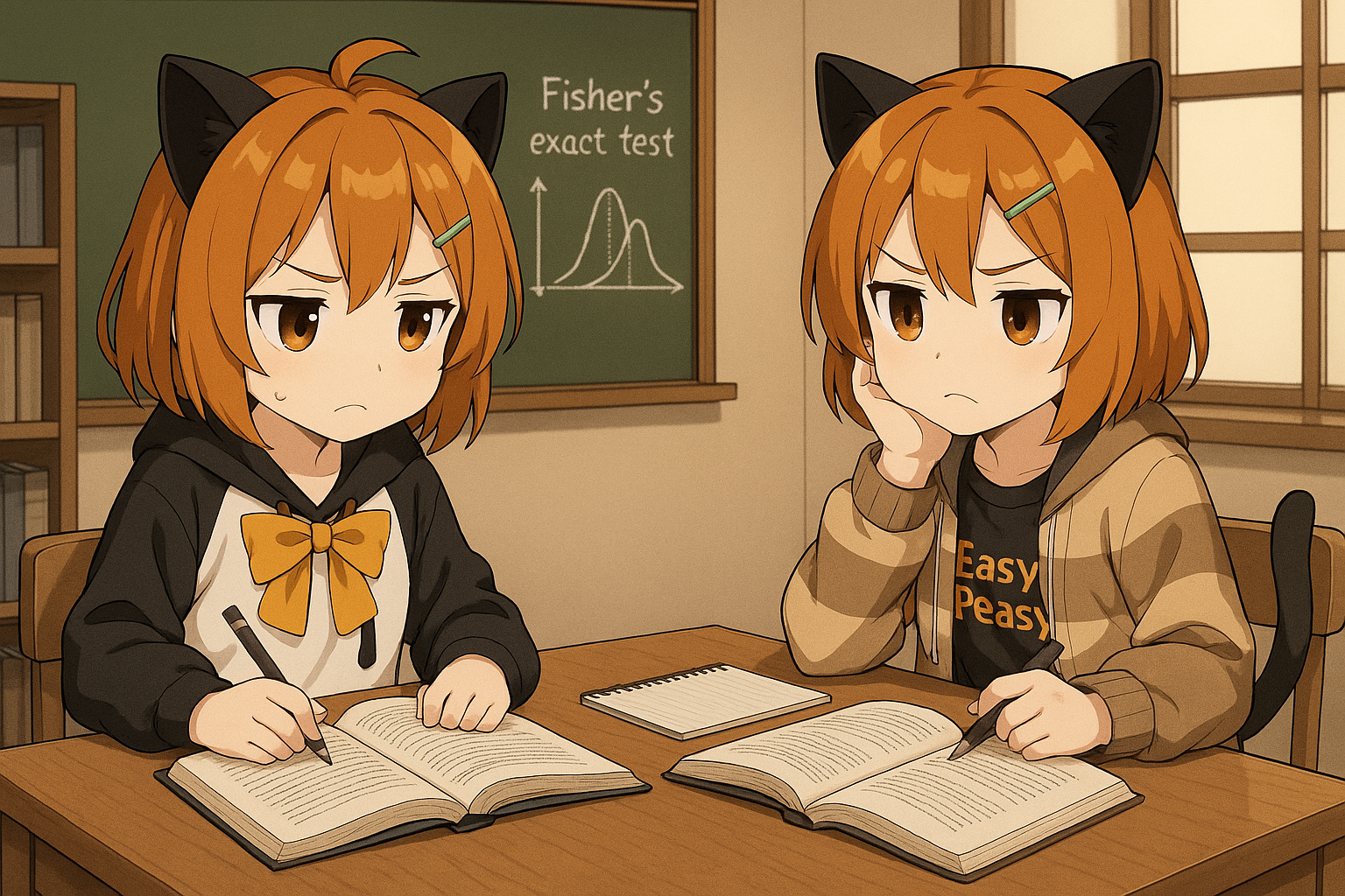 【Python】Fisherの正確確率検定【scipy】