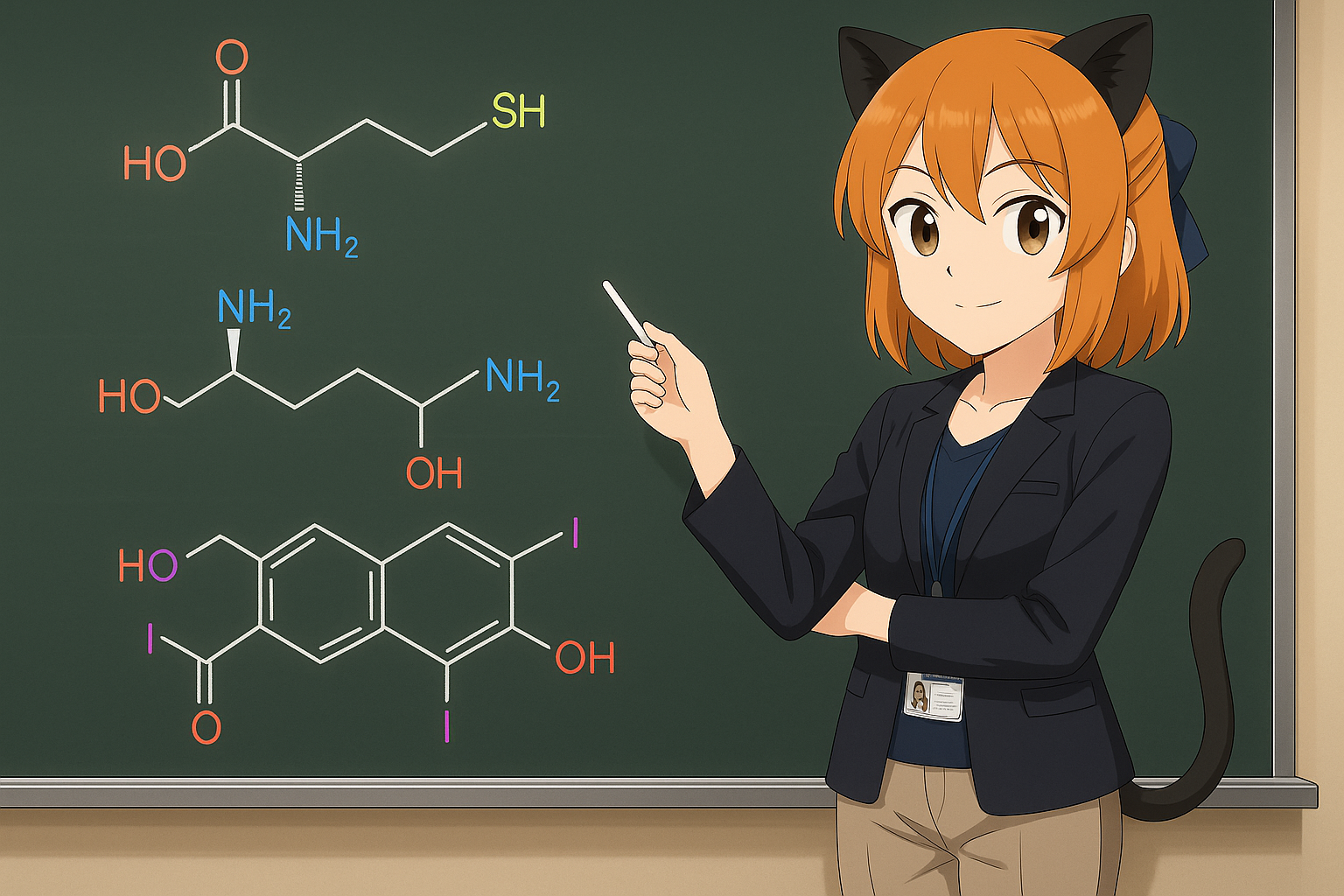 非標準アミノ酸構造式から名称を選択