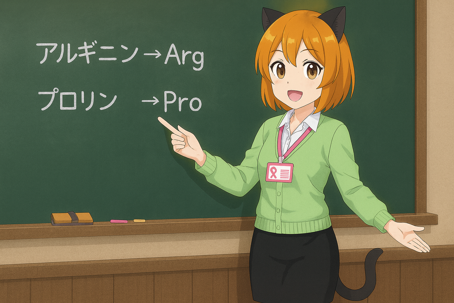 アミノ酸正式名称の3文字表記